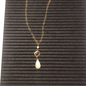 Moonstone pendant necklace